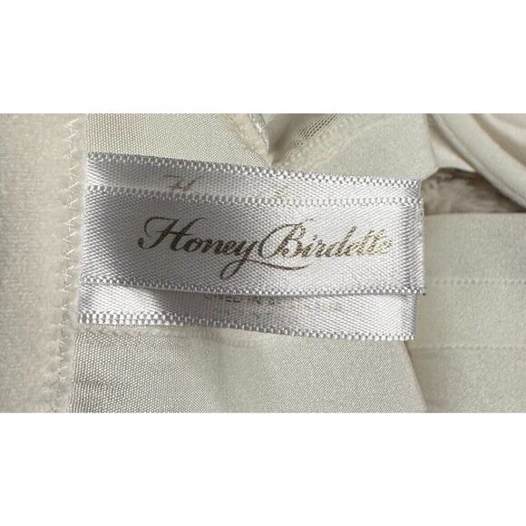 RARE🔥 Honey Birdette AXL🤍 White FULL 4 Piece Set 32DD, S, S Thong & Brief - Picture 5 of 16